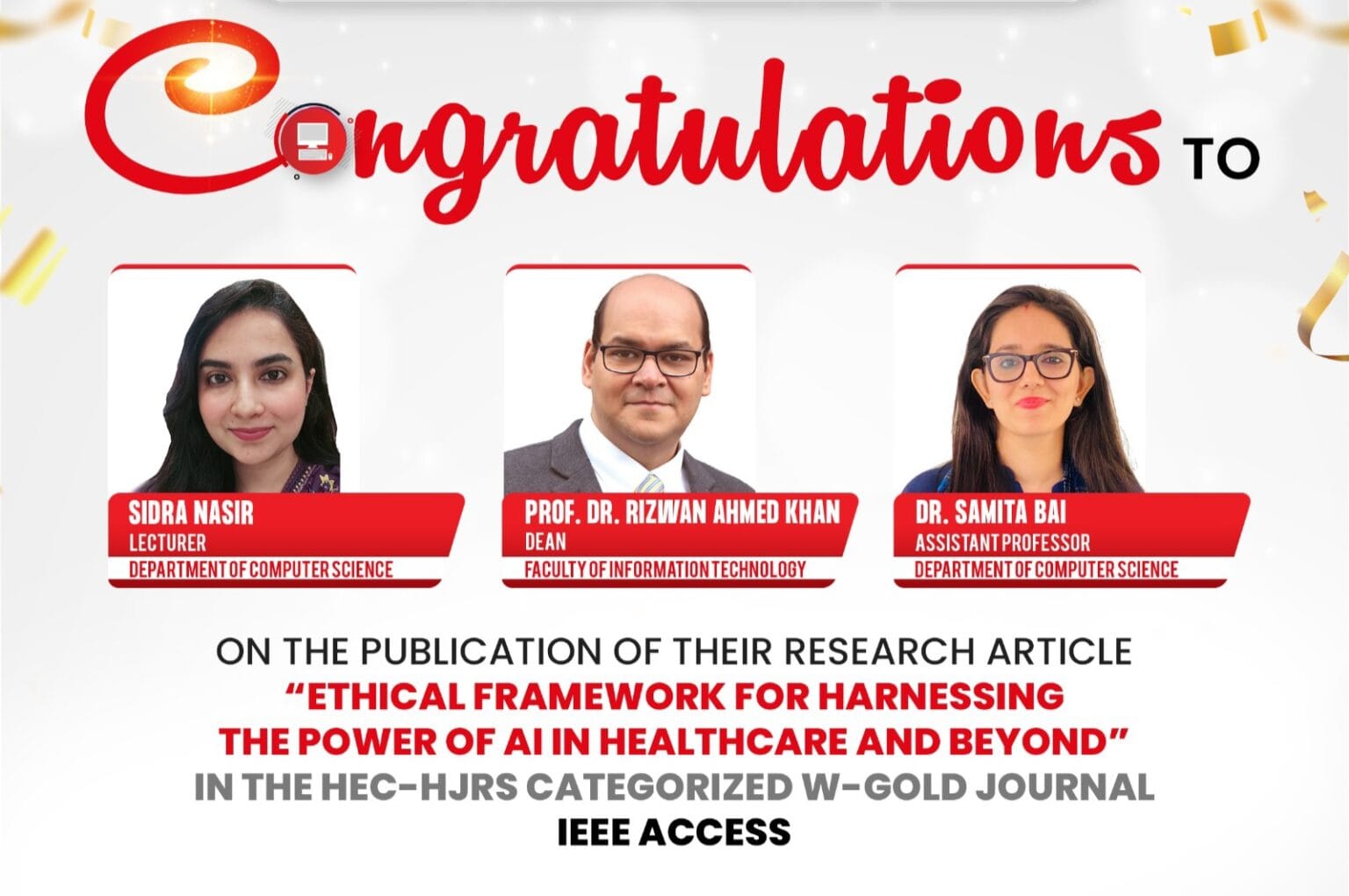 Salim Computer Computer Science Faculty Members published in IEEE Access - Salim Habib ...