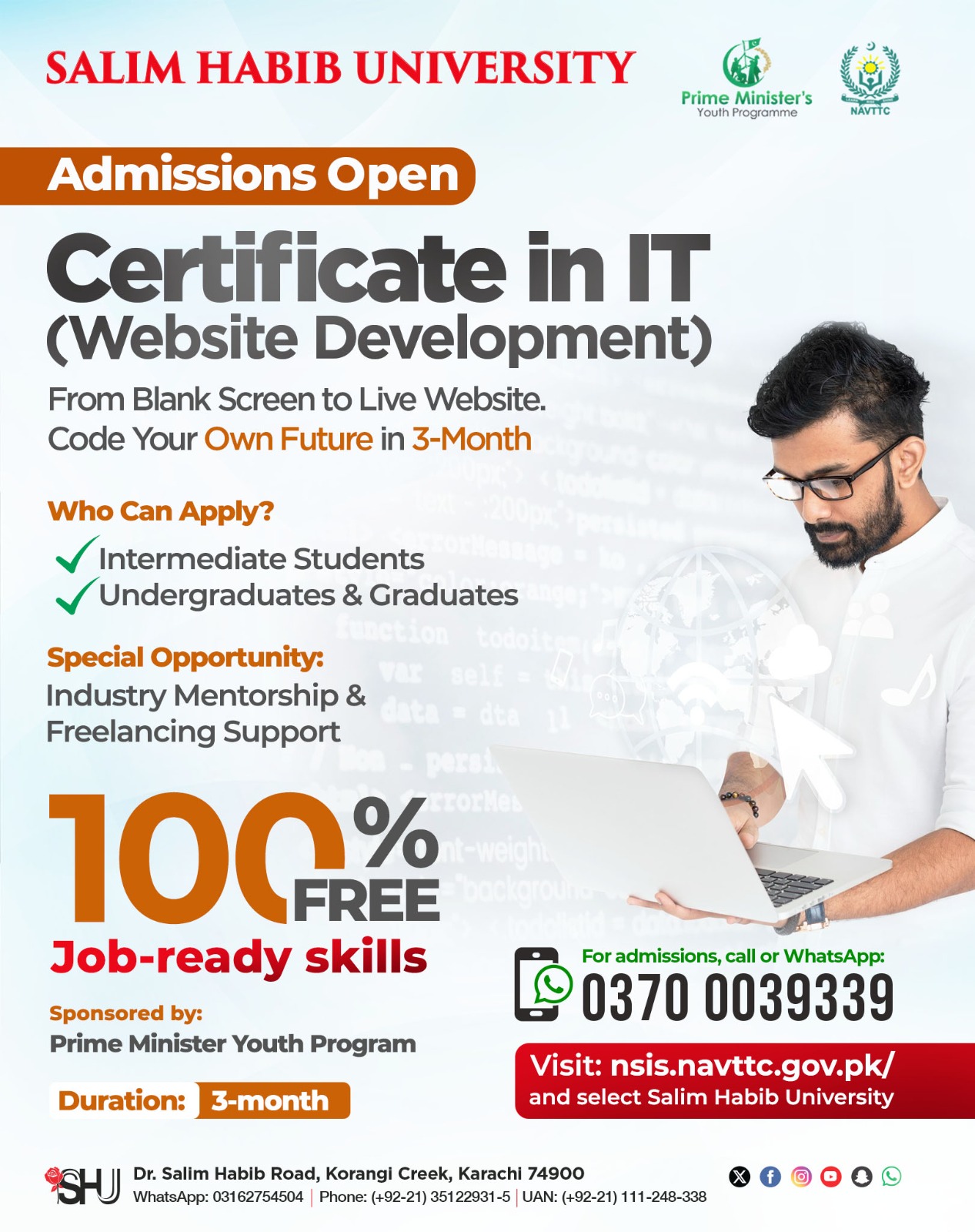 Certified in IT (Web Development) Banner